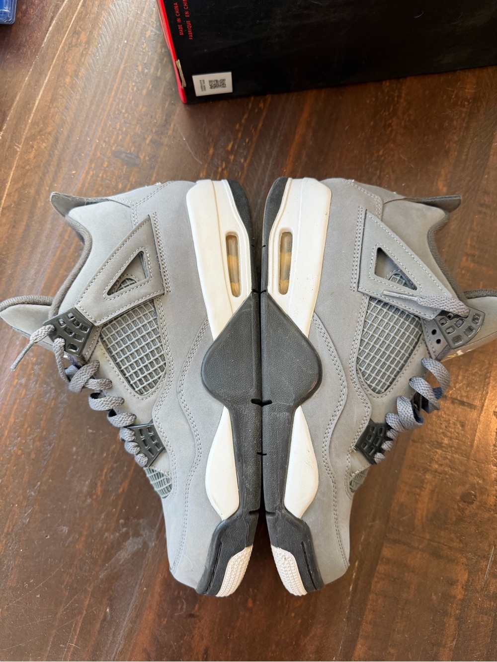 2019 Nike Air Jordan 4 Retro in the iconic "Cool Grey" 9M - Picture 6 of 11